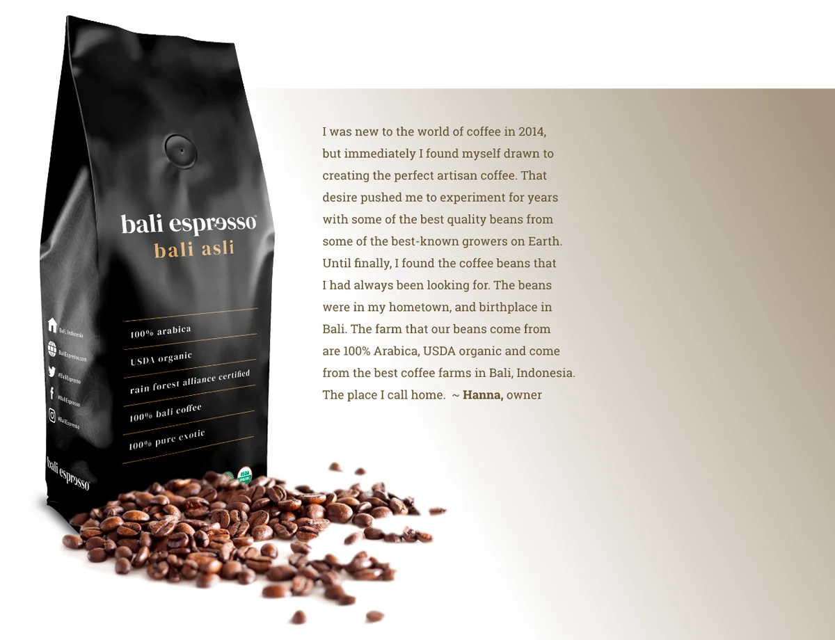 bali espresso coffee